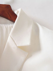 Casual Turndown Collar Long Sleeve Blazers