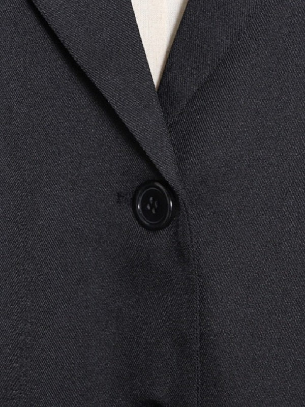 Chic Lapel Collar Cold Shoulder Blazer