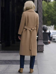 Coat Double Breasted Long Sleeve Coats