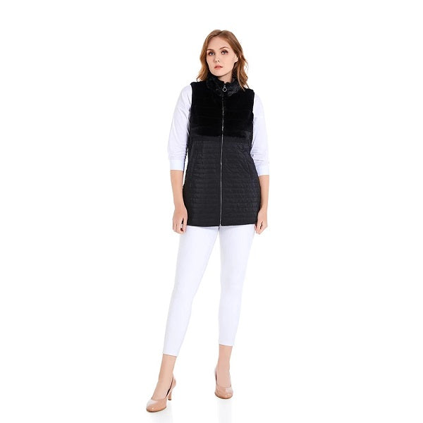 Collar Woolen Cotton Padded Warm And Windproof Jacket