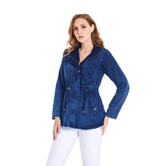 Denim Jacket High Flexibility Jacket Hoodie