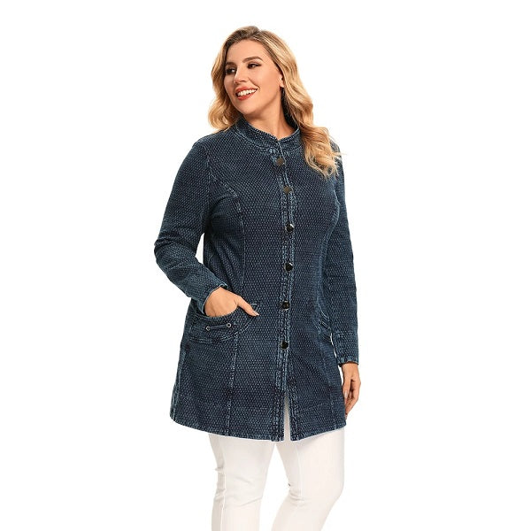Denim Jacket for Premium Stretch Knitted