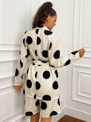 Dot Loose Casual Blazer