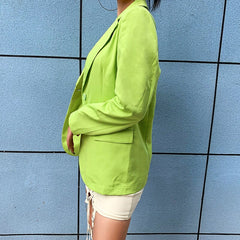 Elegant Casual Two Buttons Casual Jacket