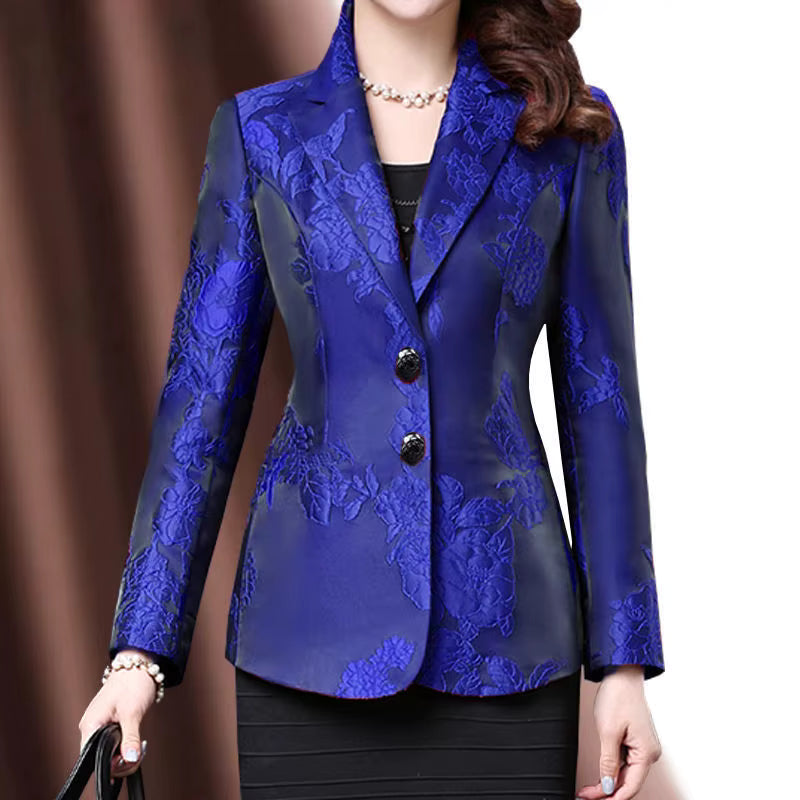 Elegant Loose Temperament Button Intellectual Generous Notched Tops