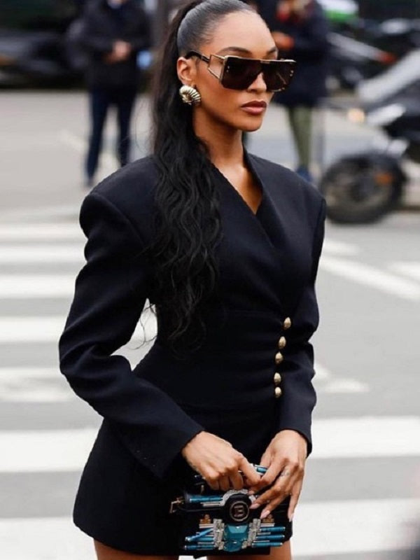 Fashion Button Blazer