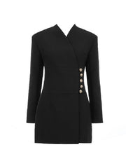 Fashion Button Blazer