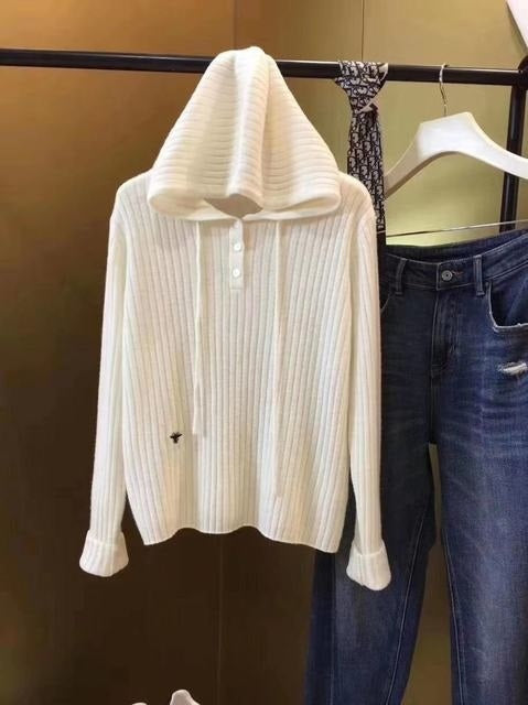 Fashion Cashmere Pullover Stripes Sweater