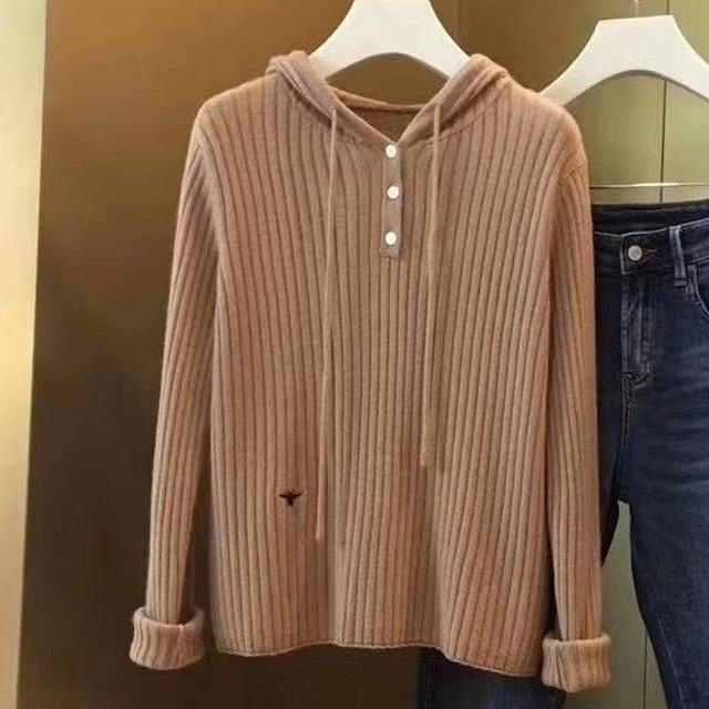 Fashion Cashmere Pullover Stripes Sweater