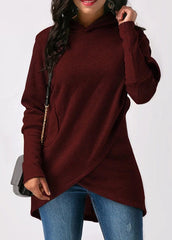Fashion Casual Long Sleeve Hooded Sweater