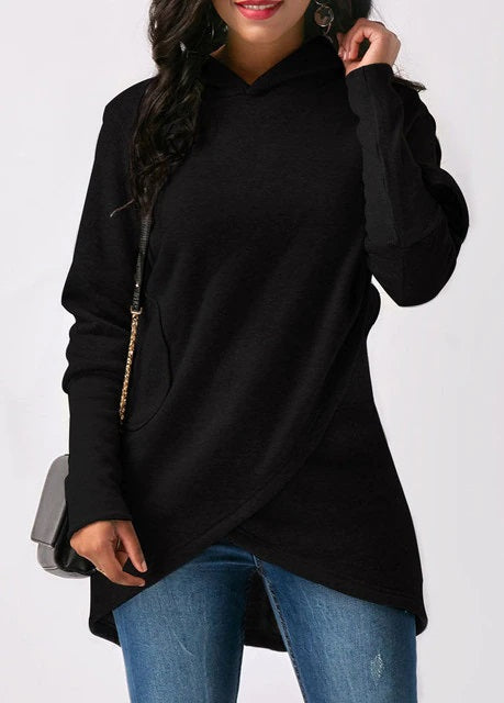 Fashion Casual Long Sleeve Hooded Sweater