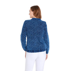 Fashion High-end Stretch Knitted Denim Jacket
