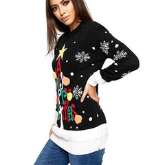Fashion Round Neck Letter Pattern Ugly Sweater