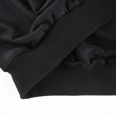 Fashion Round Neck Letter Print Long Sleeve Loose Sweatshirts