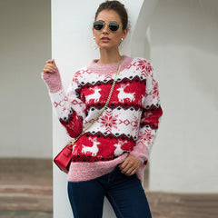 Fashion Round-neck Long Sleeve Knitwear