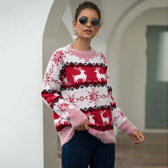 Fashion Round-neck Long Sleeve Knitwear
