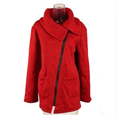 Fashion Side Zipper Coat