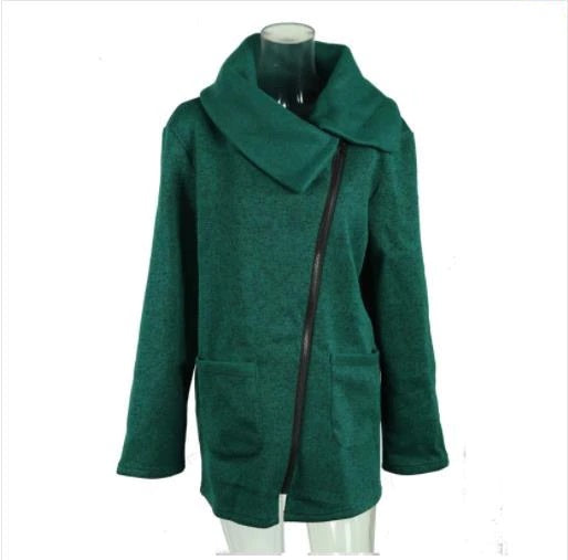 Fashion Side Zipper Coat