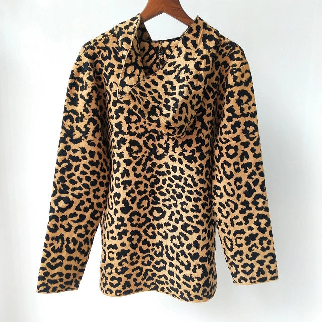 Fashion Sweatshirt Clothes knitted long Sleeve Wool blended Hoodie