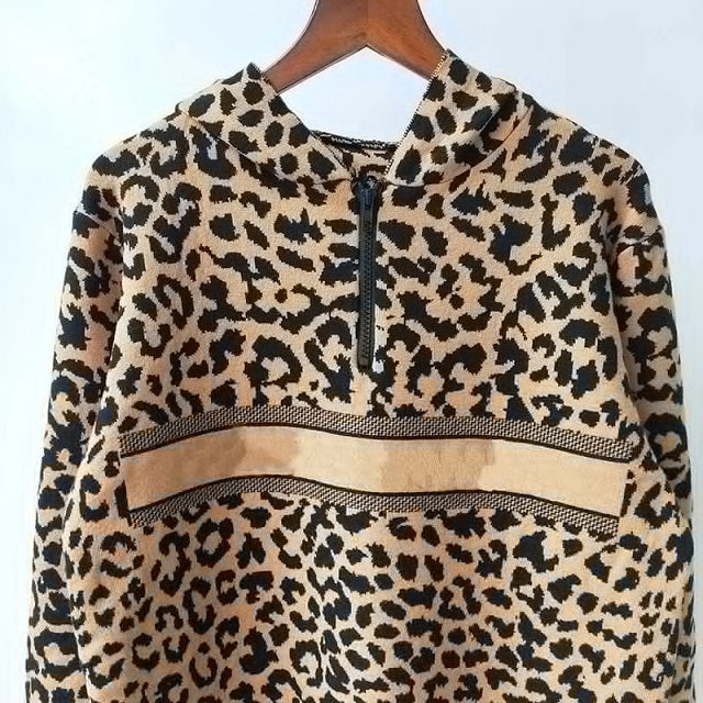 Fashion Sweatshirt Clothes knitted long Sleeve Wool blended Hoodie