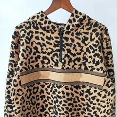 Fashion Sweatshirt Clothes knitted long Sleeve Wool blended Hoodie