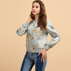 Gorgeous Jacquard Beading Vintage  Jacket