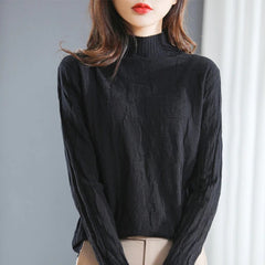 Half turtleneck Cashmere Wool Sweater