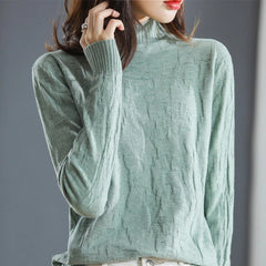 Half turtleneck Cashmere Wool Sweater