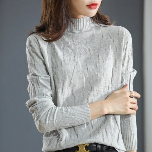 Half turtleneck Cashmere Wool Sweater