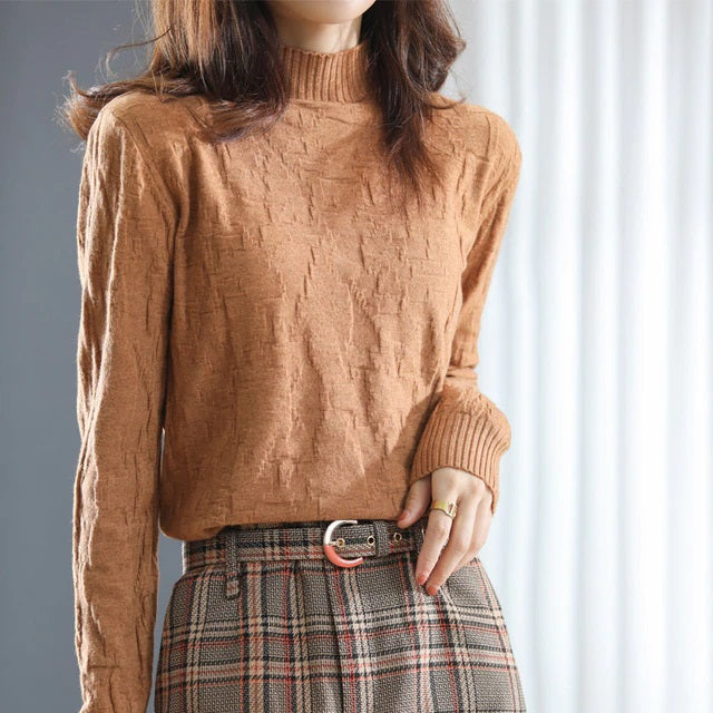 Half turtleneck Cashmere Wool Sweater