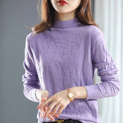 Half turtleneck Cashmere Wool Sweater