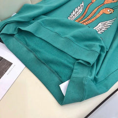 High-End Letters Printed Pure Cotton Clothes Sweatshirts Hoodies