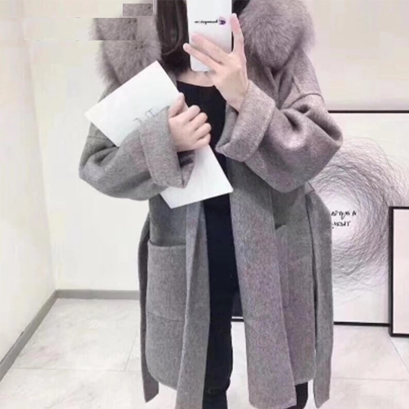 High Quality Elegant Cashmere Wool Coat