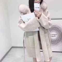 High Quality Elegant Cashmere Wool Coat