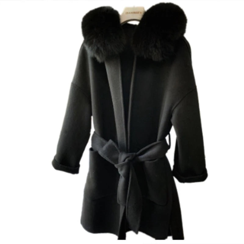 High Quality Elegant Cashmere Wool Coat