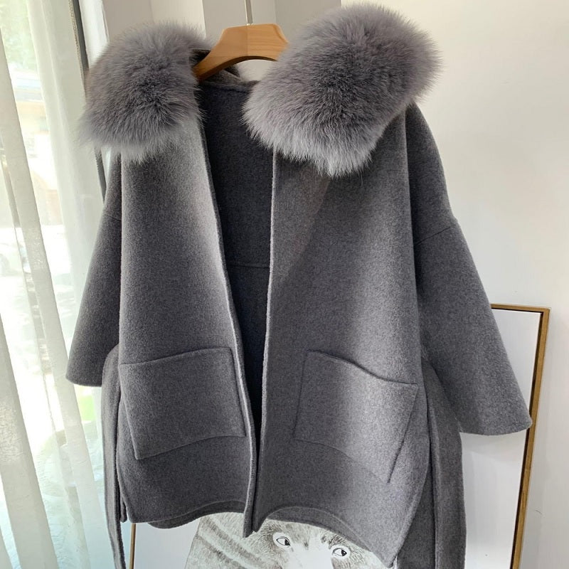 High Quality Elegant Cashmere Wool Coat