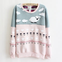 High Quality Fleece Hoodies Sheep Cotton Hoodie Sweatshirt
