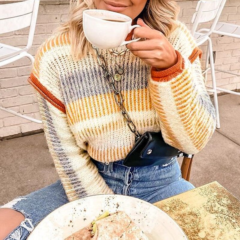 High street style fashion sweater