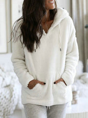 Hoodie Long Sleeves Polyester Hooded Sweatshirt