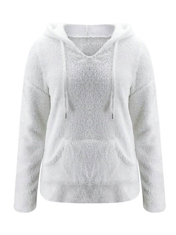 Hoodie Long Sleeves Polyester Hooded Sweatshirt