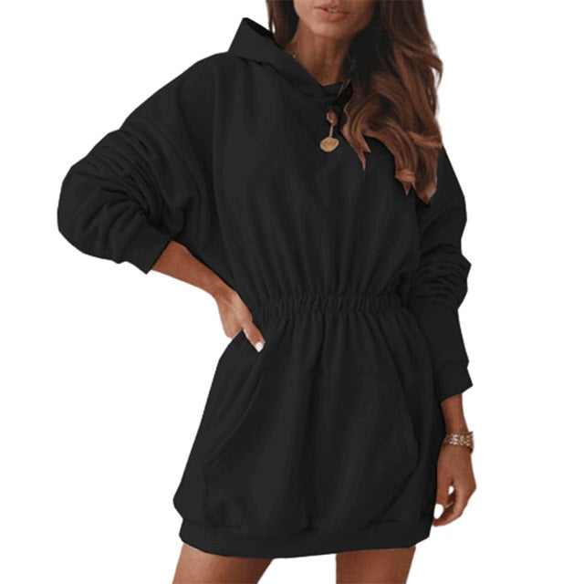 Hoodies Casual Pullover Dress Long Sleeve Hoodie Sweatshirt