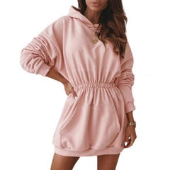 Hoodies Casual Pullover Dress Long Sleeve Hoodie Sweatshirt