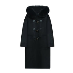 Horn Buckle Double-sided Wool Outerwear