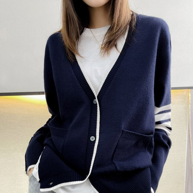 Hot selling Long Sleeved Cashmere Fashion Top Sweater