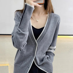 Hot selling Long Sleeved Cashmere Fashion Top Sweater