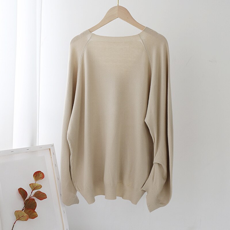 Irregular Long Sleeve Pullover Sweaters