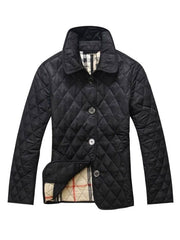 Jacket Button Long Sleeve Turndown Collar Padded Coat