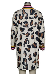 Jackets Halter Printed Oversized Casual Piping Indoor Jacket