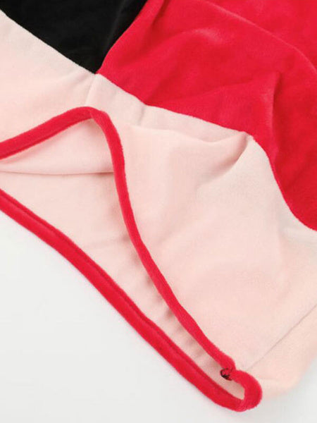 Long Sleeve Crewneck Color Block Casual Pullover Sweatshirt