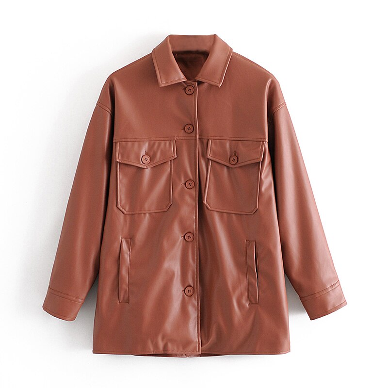 Long Sleeve High Street Shirt Jacket